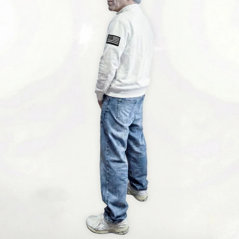 🧥 Jeffrey Epstein Vintage Quarter Zip – Vintage style