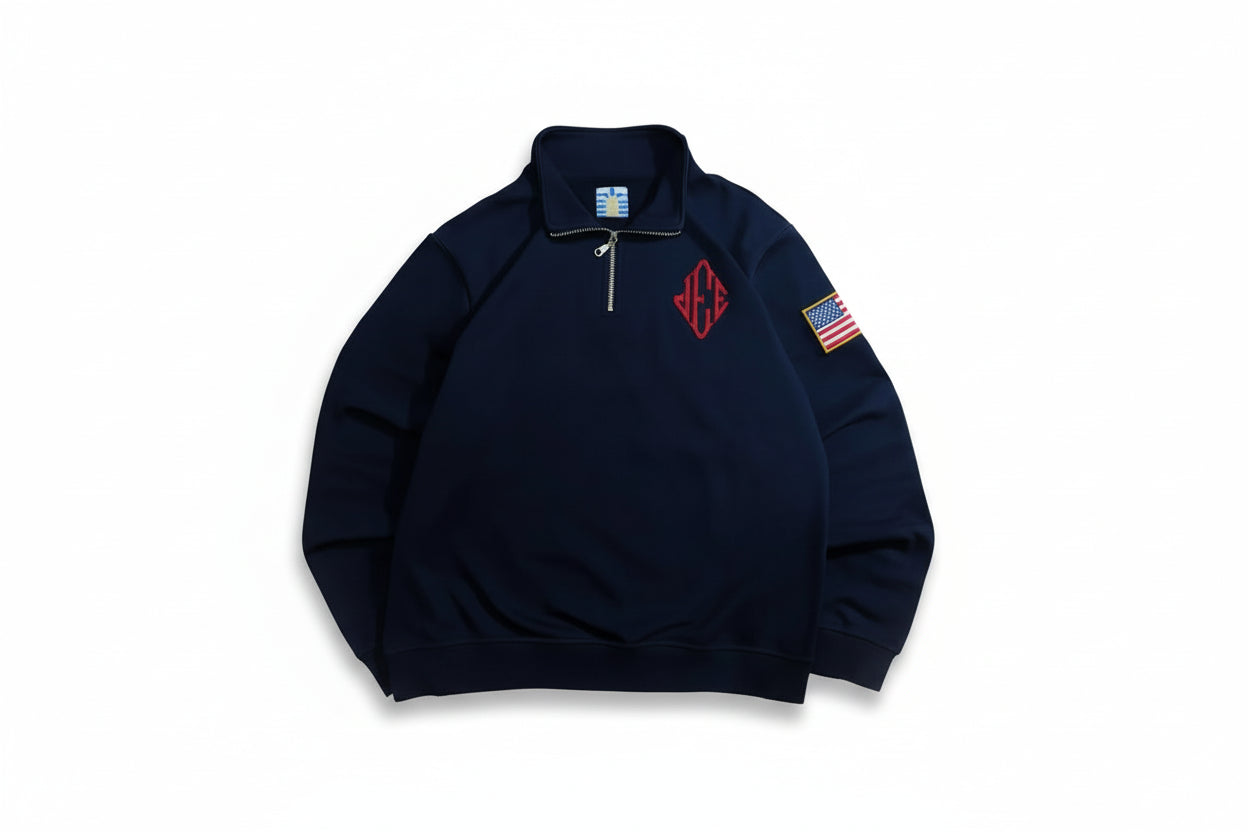 🧥 Jeffrey Epstein Vintage Quarter Zip – Vintage style