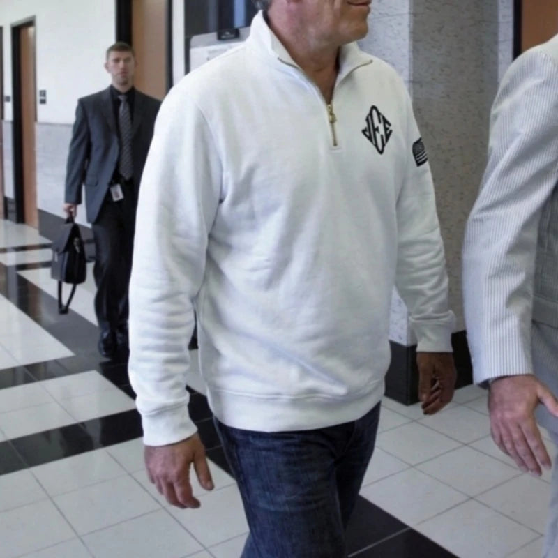 🧥 Jeffrey Epstein Vintage Quarter Zip – Vintage style